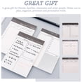 thumbnail image 5 of 6 Pcs Daily Appointment Book Adjustable Notebooks Tool Dating Office White, 5 of 8