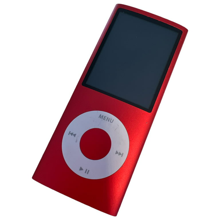Apple iPod Nano 4th Gen Red Like New, New Battery with FREE Griffin Case (Engraved) - Walmart.com