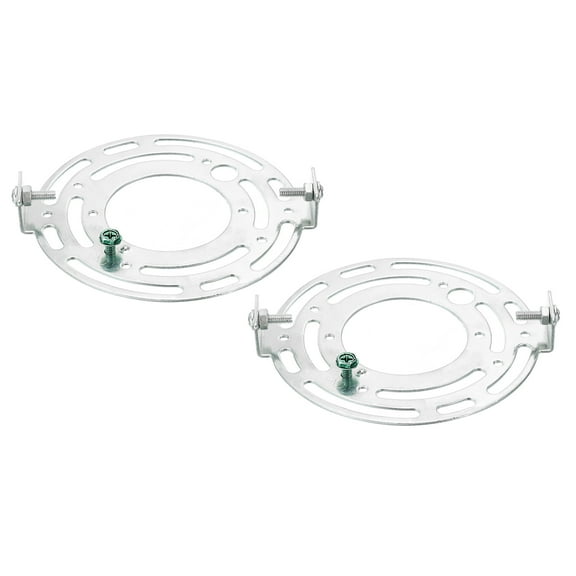 Uxcell 110mm (4.33") Universal Light Fixture Mounting Bracket Kit, 2 Set Light Crossbar Plate for Close To Ceiling Light