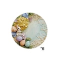 thumbnail image 1 of SIYTUAU Easter Rabbit Coasters Set Non Slip Absorbent Silicone Drink Coasters For Coffee Table Home Decor 6 Count 4 Inch, 1 of 6