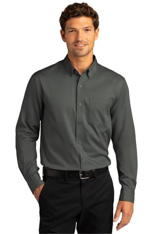 Port Authority Easy Care Long Sleeve Shirt - Extended Sizes, Wrinkle Resistant, Clover Green (S608ES)