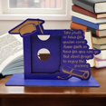 thumbnail image 3 of Graduation Photo Frame - Wooden Vertical College Photo Frame - Desktop Ornament Home Decor For Keepsake Collection Table Bookshelf Living Room, 3 of 8