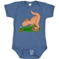 thumbnail image 3 of Inktastic T Rex Up to Bat- Dinosaur Playing Baseball Boys or Girls Baby Bodysuit, 3 of 5