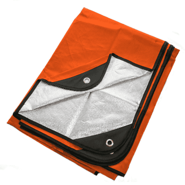 Arcturus All-Weather Outdoor Survival Blanket, 60" x 82", All-Weather, Reusable Emergency Blanket for Car or Camping. Insulated Thermal Reflective Tarp with Carry Bag. Blocks Infrared Signature.