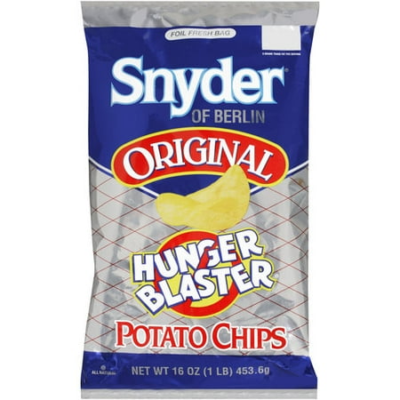 berlin snyder hunger blaster potato chips oz original