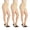 3 Nude, variant on Plus Size Tights for Women - 40D Sheer Pantyhose, 3Pairs,