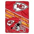 thumbnail image 2 of The Northwest Group Kansas City Chiefs 60'' x 80'' Slant Raschel Throw Blanket, 2 of 2