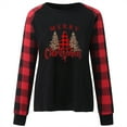 thumbnail image 5 of IROINNID Reduced Christmas Sweatshirts for Women Xmas Printed Casual Pullover Long Sleeves Crewneck Tops,Red, 5 of 5