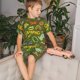 thumbnail image 4 of Balery Camping 1 Conjunto de Pijama Infantil de Manga Corta con Estampado – Ropa de Dormir de Algodón Suave-Small, 4 of 6