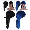 thumbnail image 1 of Sombrero de bandana de elegante para hombre, gorra con capucha musulmana de 2 piezas BLESIY Velvet Bandana Durag Cap, 1 of 8