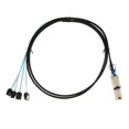 thumbnail image 2 of facefd Mini-SAS 26P SFF-8088 TO 4x SATA 7Pin 6Gb/s Adapter Cable 30AGW & Latch 2M, 2 of 9