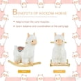 thumbnail image 5 of HMYG Llama Style Rocker Soft,Rocking Toy, 5 of 9
