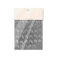 thumbnail image 3 of XWSHYW Pegatinas de Uñas Pegatinas de Uñas En Relieve Pegatinas de Uñas Retro Negro Francés Cepillado, 3 of 4