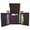 Brown, variant on Trifold Middle Flap ID Lambksin Leather Wallet 3755