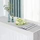 thumbnail image 2 of Table Runner For Wedding Baby Baptism Table Decor 10 Pack Silver, 2 of 4