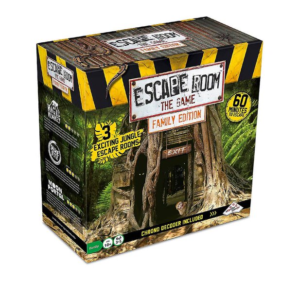 Escape Room The Game Jungle Family Edition Electronic Chrono Decoder Board Game