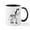 White/Black Inside, variant on CafePress - Z Is For Zebra Mug - 11 oz Ceramic Mug - Novelty Coffee Tea Cup