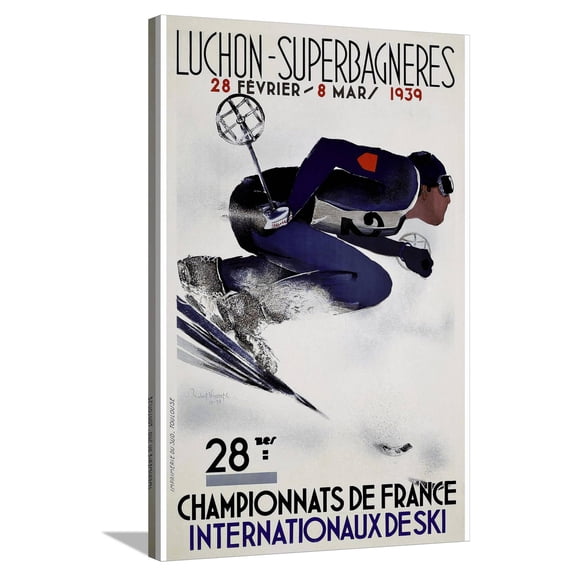 Art.com Travel Sports 033 Stretched Canvas Print Wall Art by Vintage Lavoie, 24" x 36"