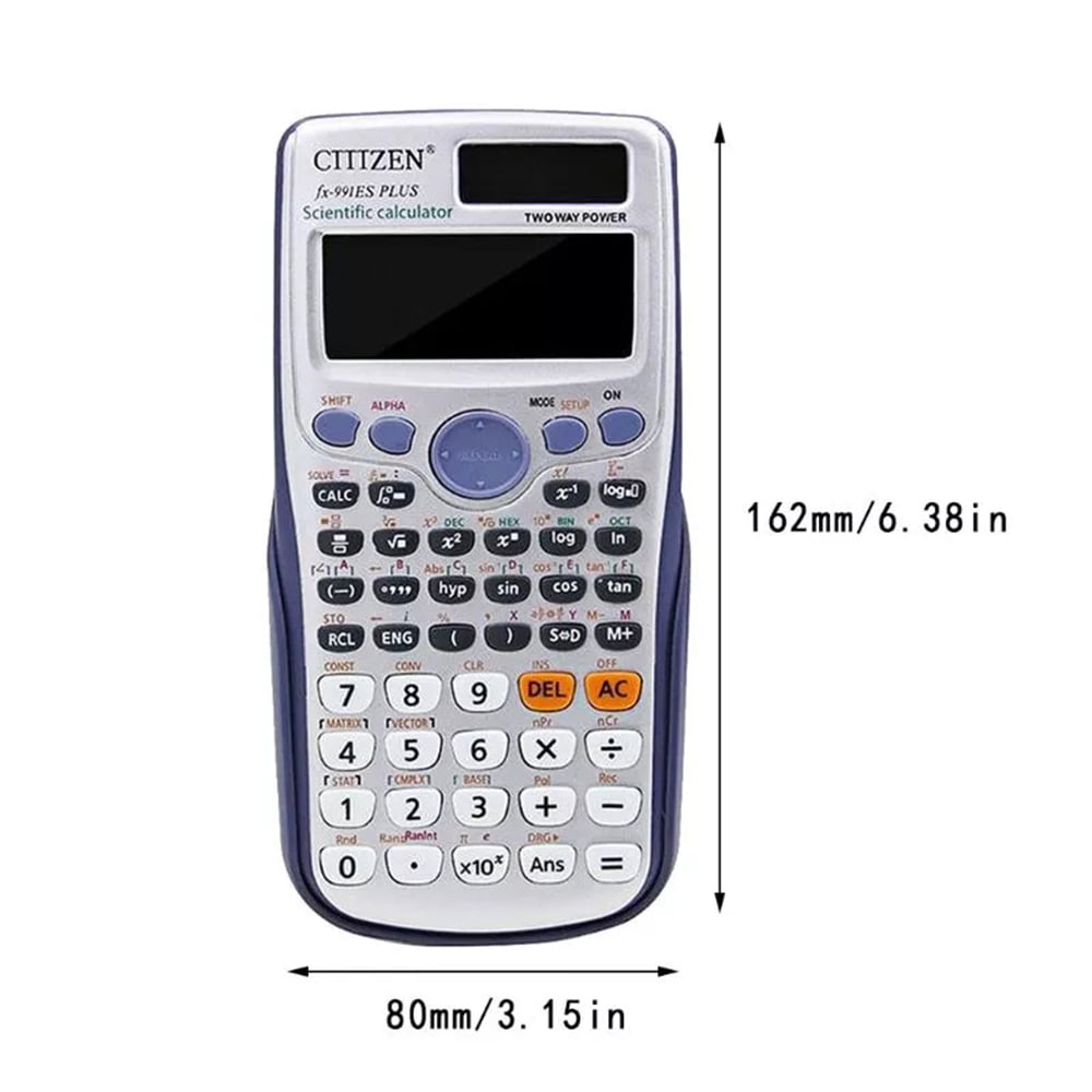 HS8VA Standard Function Solar Powered Calculator Casio Inc 