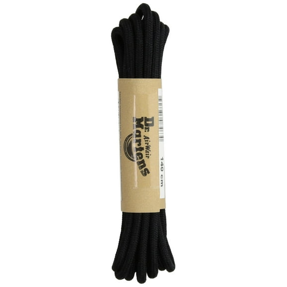 Dr. Martens Shoe Laces Round Suits 8-10 Eye Boots Doc Martins - 140cm Black