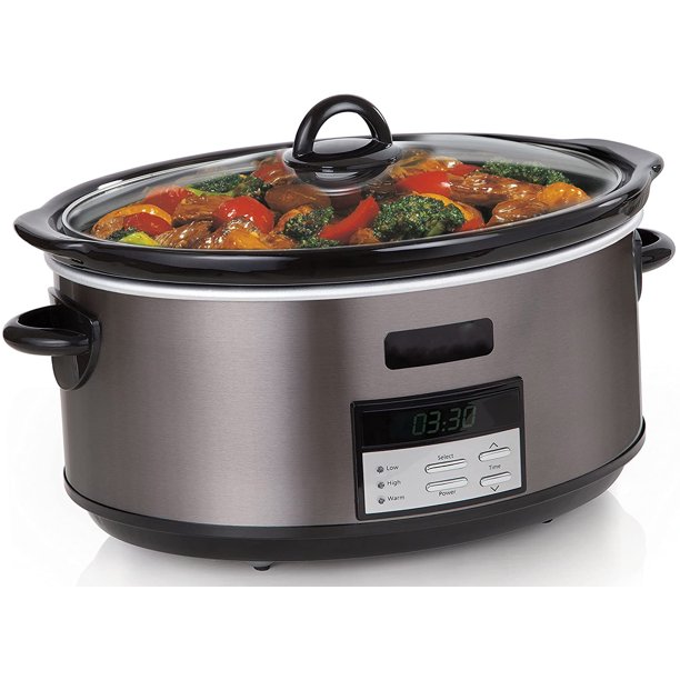 8Quart Extra Large Slow Cooker Fit a 6pound Roast or 8pound