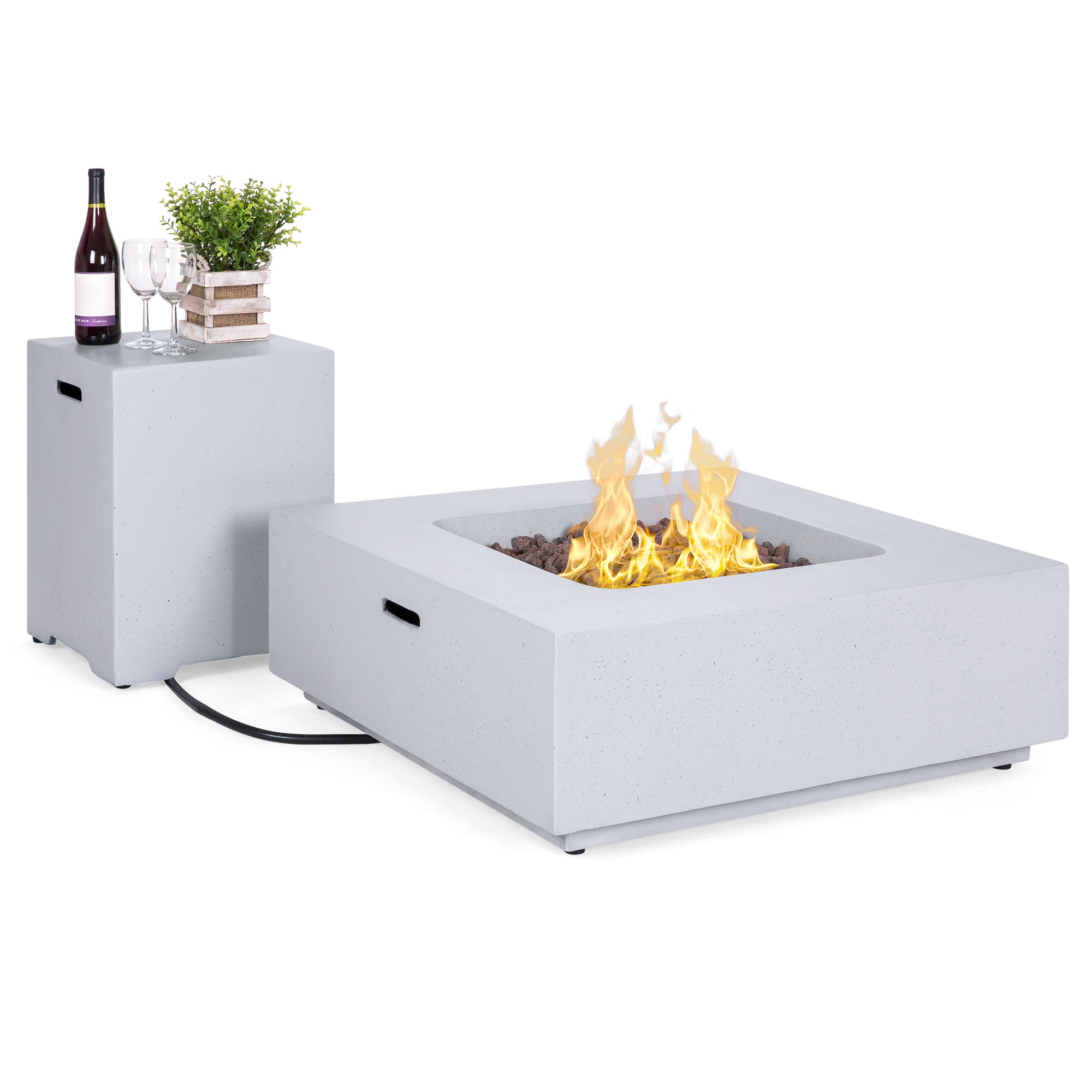 Best Choice Products 35x35in 40 000 Btu Outdoor Square Propane