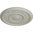 thumbnail image 3 of Ekena Millwork 16 1/8"OD x 3/4"P Tyrone Ceiling Medallion (Fits Canopies up to 6 3/4"), Hand-Painted Pot of Cream, 3 of 6