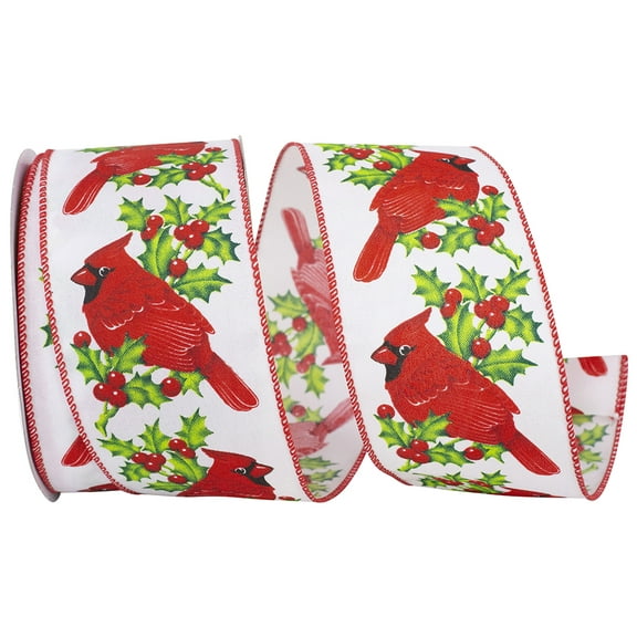 Reliant Ribbon - 93967W-030-40H, Ribbon, White, 2-1/2 Inch, 20 Yards