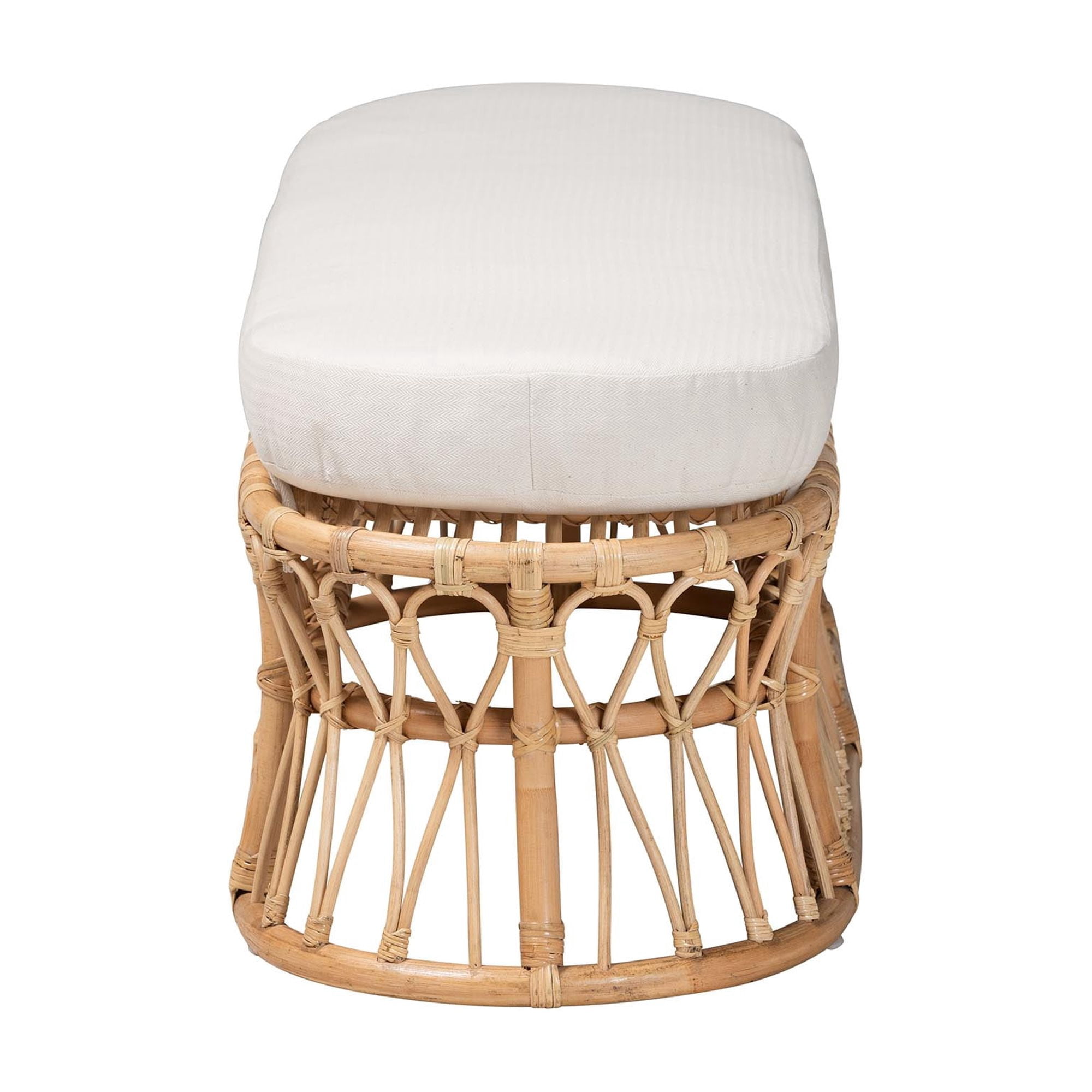 bali & pari Adelpha Boho Accent Bench, Natural