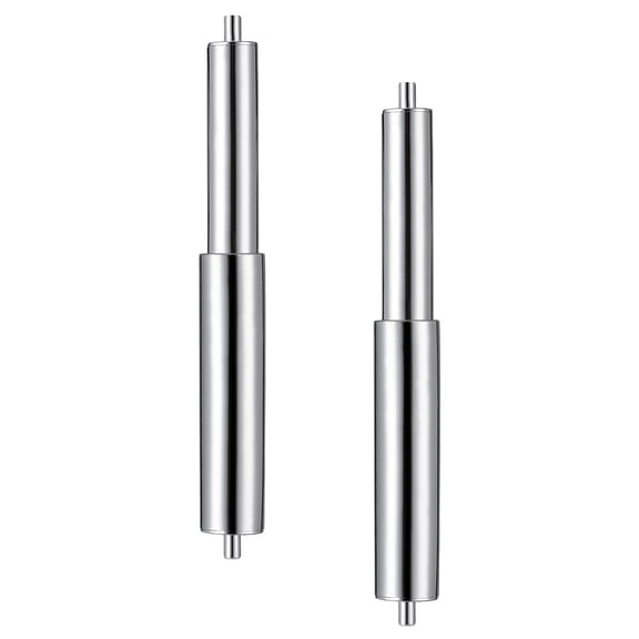 Homoyoyo 2Pcs Silver Toilet Paper Roller Replacement Rod Spring Loaded Design for Bathroom Installation