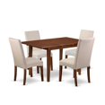thumbnail image 2 of East West Furniture Picasso 5-piece Wood Kitchen Set in Mahogany, 2 of 6