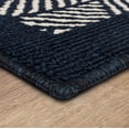 thumbnail image 3 of Mainstays LAWSON Modern Contemporary Tufted Ivory Base Blue Diamond, Machine Washable Accent Scatter Mat 30x45, Ideal for Hallway, Bedroom, Kitchen, and Laundry Room, 3 of 5