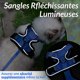 thumbnail image 5 of Arnés para gatos azul XS, correa para perros pequeños, arnés para gatitos, arnés reflectante ajustable para gatos, chaleco transpirable para conejos, gatos europeos, Maine Coon, Pers, 5 of 5
