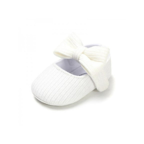 Newborn Baby Girl Anti-Slip Casual Walking Shoes Cute Bow Sneakers Soft Soled First Walkers 0-18M