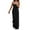23# Black, variant on RPVATI Womens Casual Sleeveless Jumpsuits Summer Boho Wide Leg Floral Rompers Overalls with Pockets Black L