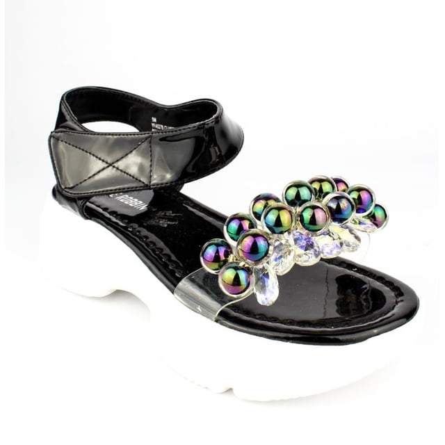 Sandalia con plataforma Casual para Dama Hanna MX Cluster Black
