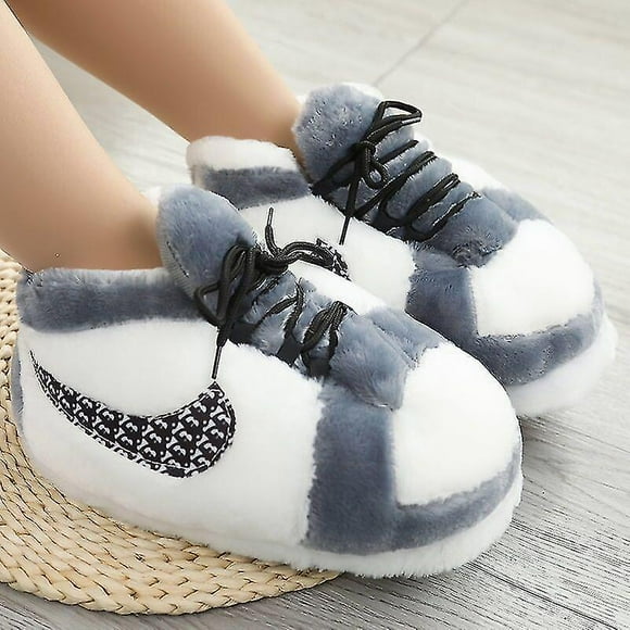 SEBNEEI,Aleko Sneaker Slippers Unisex One-size Sneaker Slippers Jordan Like Size 40-44 Non-slip Leather Sole