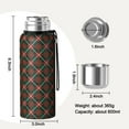 thumbnail image 7 of Christmas 20oz Stainless Steel Thermal Bottle with Tea Filter and Cup Lid, Vacuum Insulated Coffee Mug with 316L Inner Liner, Leakproof Travel Thermos for Office, Commute & Outdoor, 7 of 7
