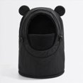 thumbnail image 5 of NOLDARES Kids Ski Mask for Boys Girls,Balaclava Fleece Winter Face Mask Hat for Kids Toddler, Warm Hood Neck Scarf(K109-Black), 5 of 9