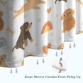 thumbnail image 6 of Dog Love Rainbow Shower Curtain 84"x72" ,Bathroom Decorative Shower Curtains Set with 12 Hooks,Modern Waterproof Washable Shower Curtain, 6 of 6