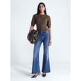 thumbnail image 3 of Scoop Women's and Women's Plus Ribbed Cardigan Sweater, Sizes XS-4X, 3 of 6