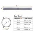 thumbnail image 2 of Uxcell Stainless Steel Mesh Watch Band 18mm Quick Release Magnetic Clasp, Space Gray, 2 of 6