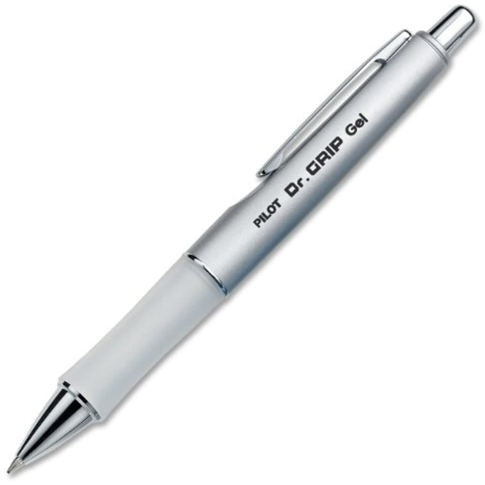 PILOT Dr. Grip Limited Refillable & Retractable Gel Ink Rolling Ball Pen, Fine Point, Metallic