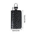 thumbnail image 3 of Jienlioq Car Key Bag Man Leather Zipper Mini Key Bag Waist Padlock Key Bag, 3 of 9