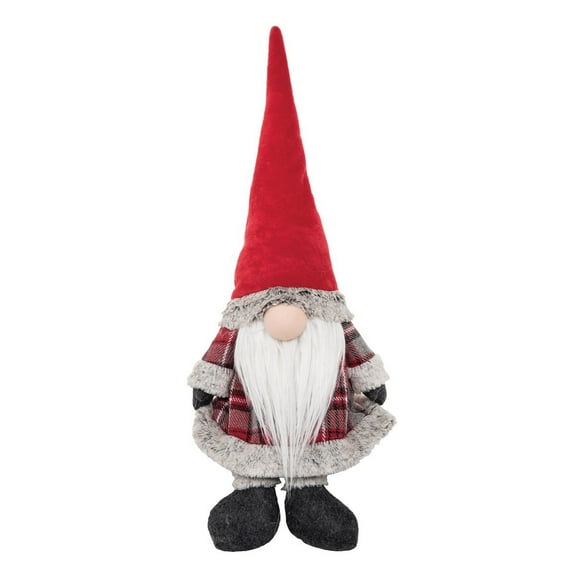 C&F Home Woodland Gnome Rosy Red 24 Inch Fabric Decorative Weighted Door Stop