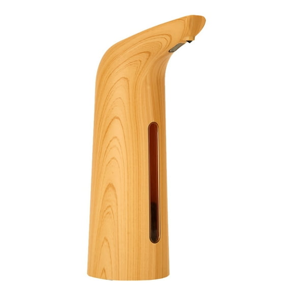 Automatic Soap Dispenser Touchless, Liquid Hand Soap Dispenser with Motion Sensor, Suitable for Kitchen Bathroom Hotel, （light wood grain）