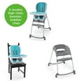 Ingenuity SmartClean Trio 3in1 High Chair Aqua
