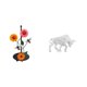 thumbnail image 1 of Dispensador De Toallas De Papel Con Forma De Toro, Antideslizante, Vertical, Con Diseño Moderno De Resina Y Figura Abstracta. Ideal Para La Entrada, Mesa, Escritorio, Estante U Oficina., 1 of 8