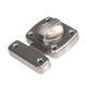 thumbnail image 4 of Pestillo de seguridad para puerta de aleación de zinc con perno giratorio y tornillo Talla L _ Plata, 4 of 8
