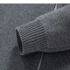thumbnail image 5 of Puntoco Abrigo De Cuello Alto Con Bolsillos Y Cremallera De Punto De Color Liso Para Hombre, 5 of 8